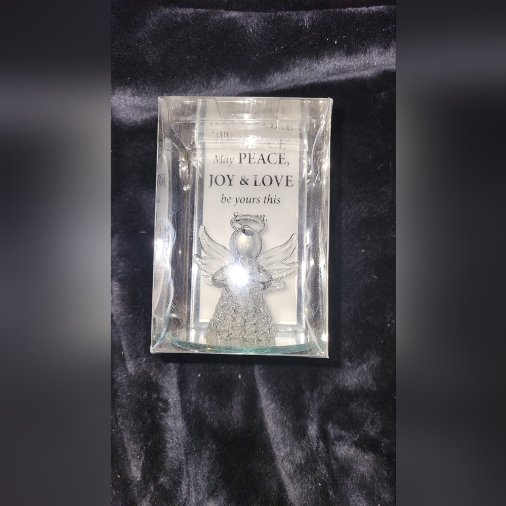 Glass Angel figurine New In Package